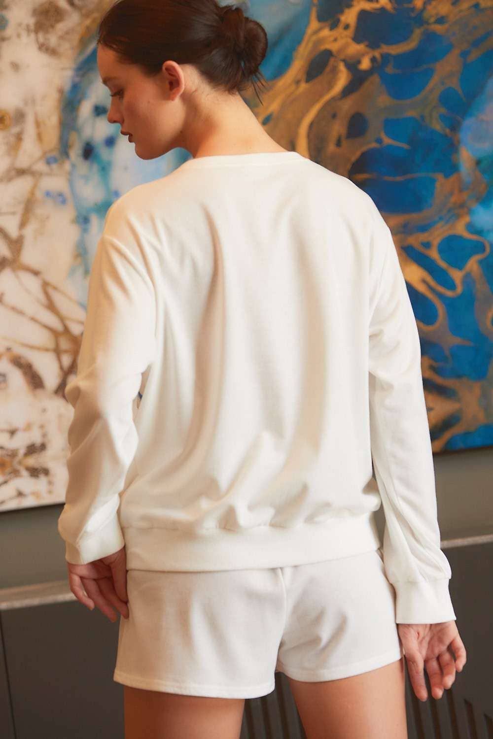 Saddle Sketch Sweat Short