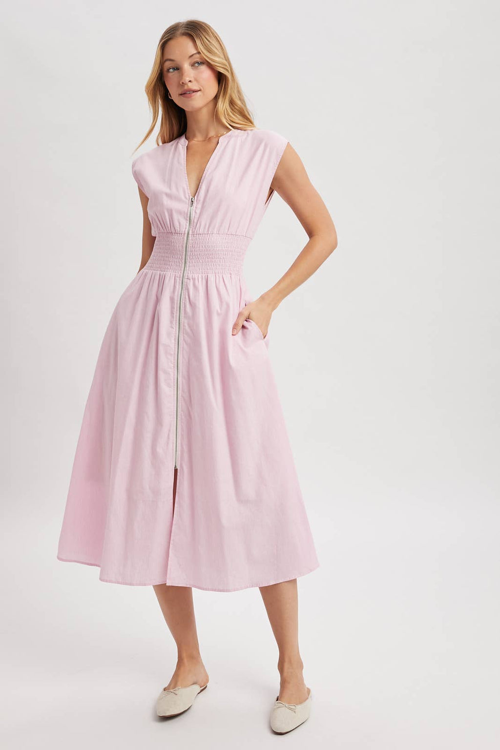 Petal Stripe Dress