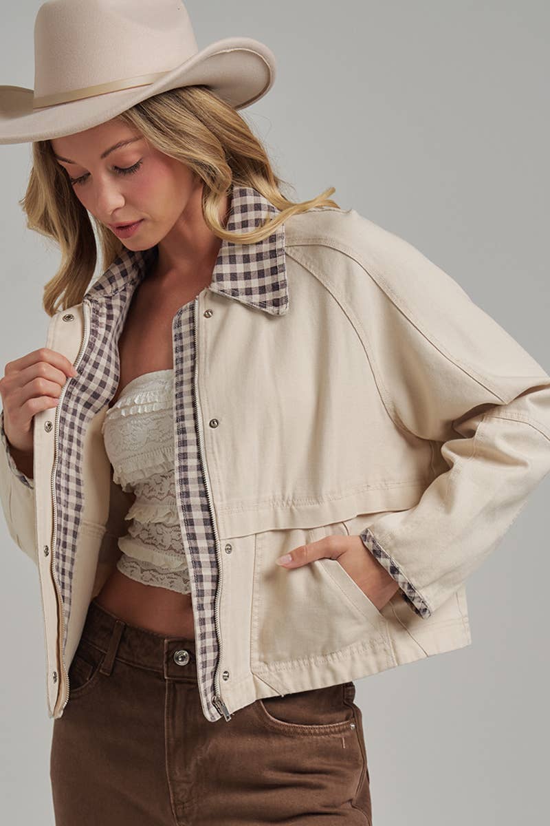 Gingham Jacket