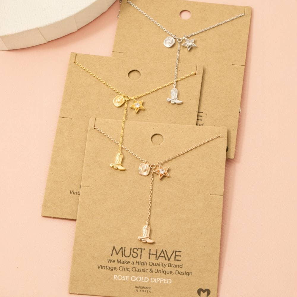 Sunset Trail Y Necklace