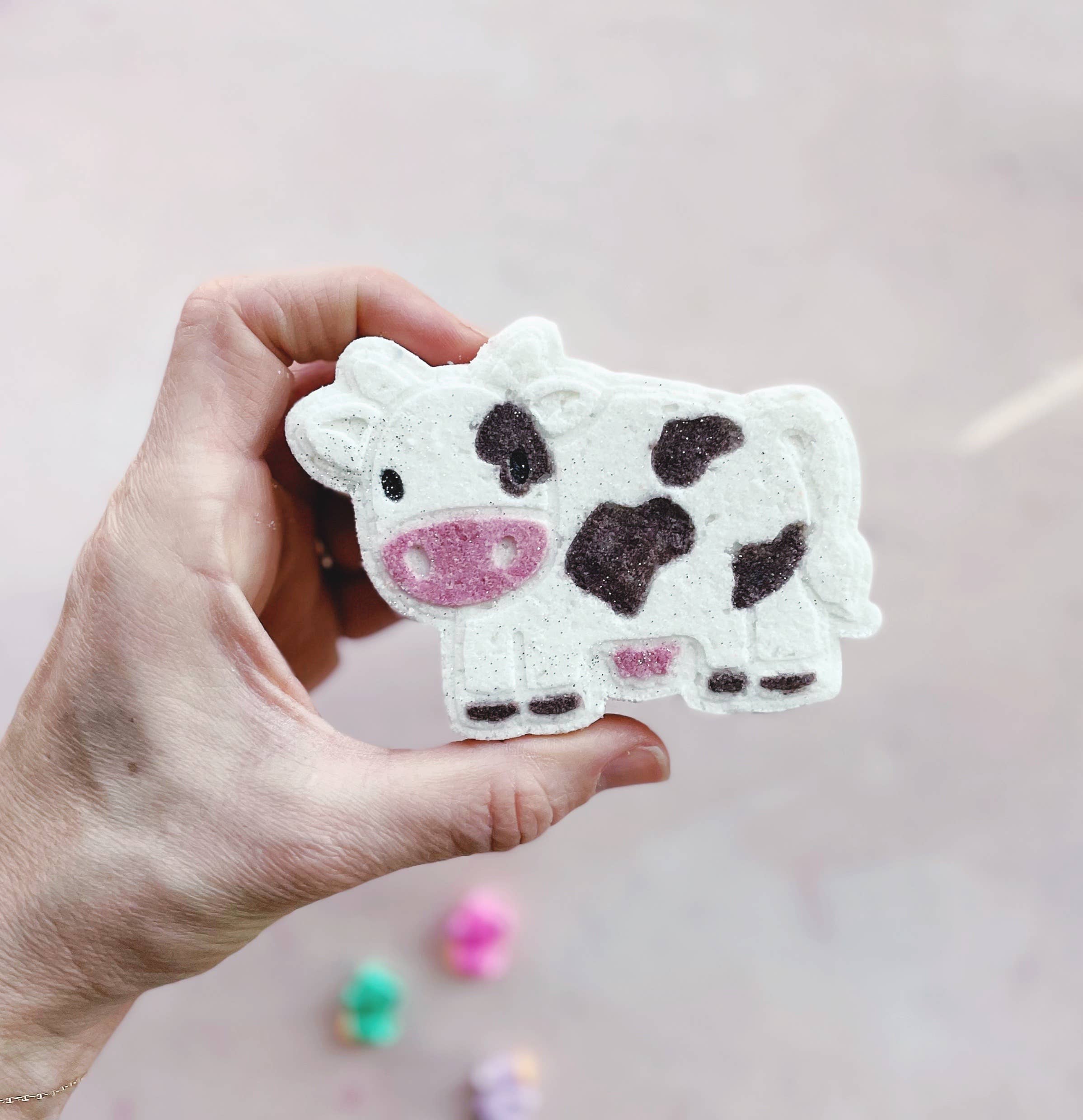 Cow Bath Bomb with Toy