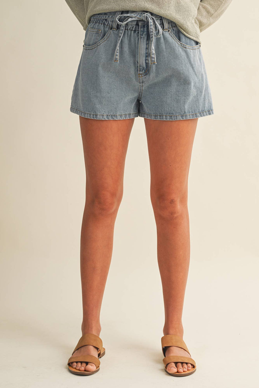 Front Tie Shorts
