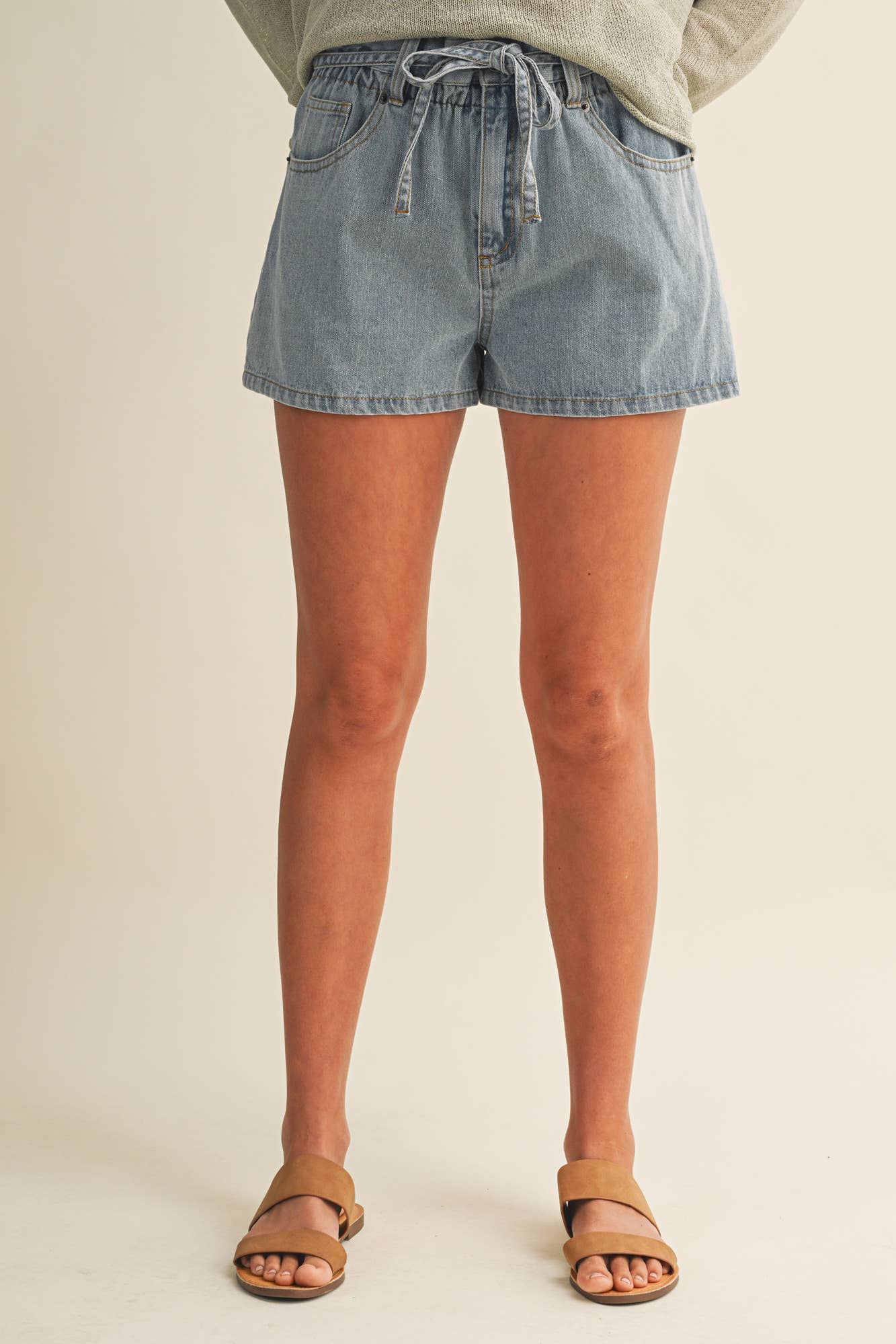 Front Tie Shorts