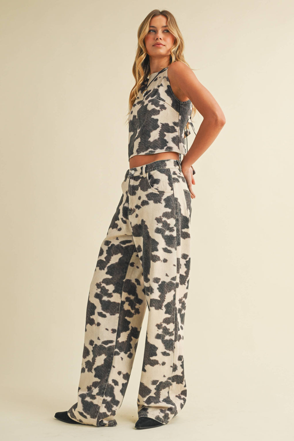 Cowhide Chic Set