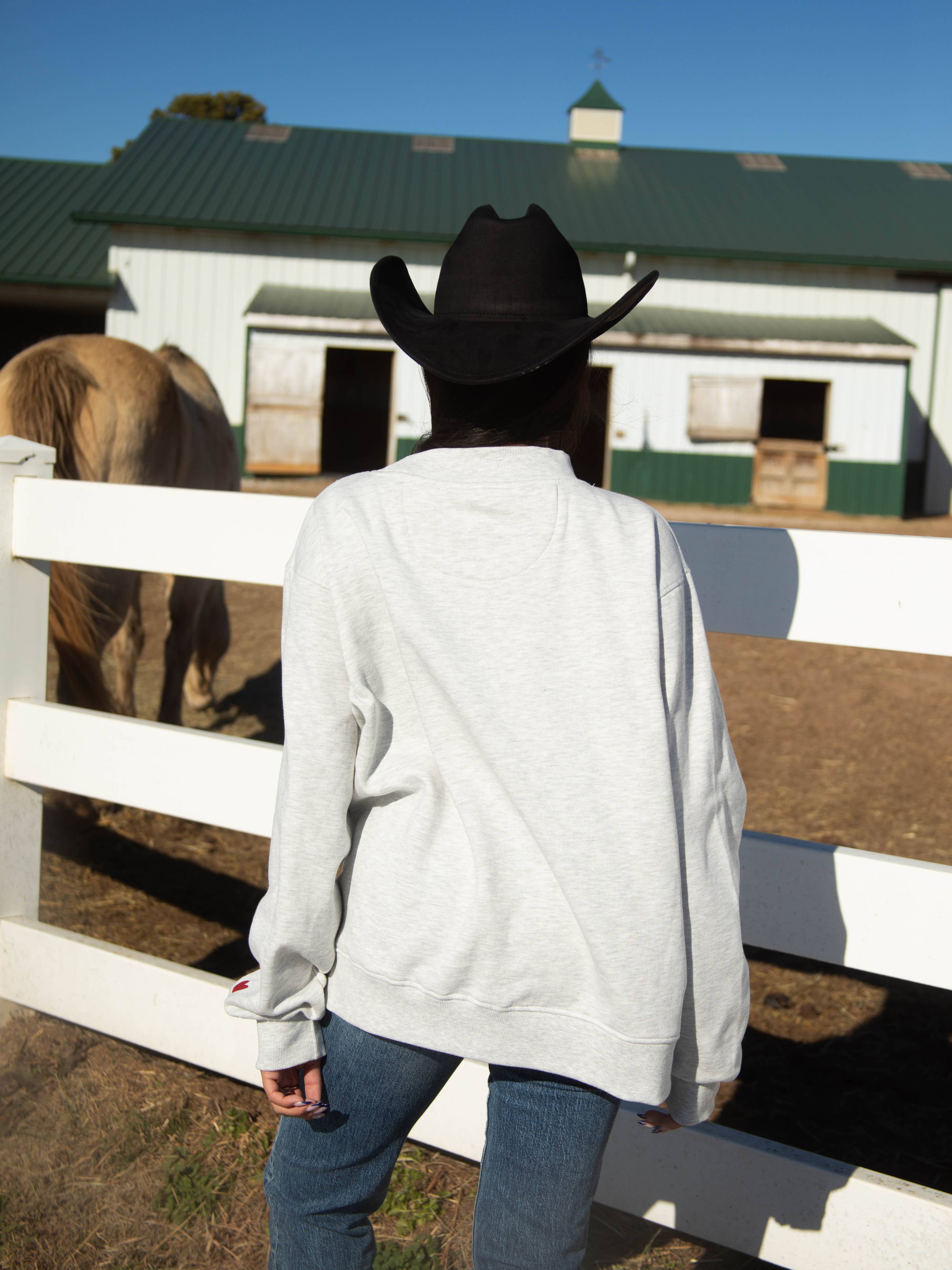 Texas Heart Mockneck