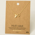 Western Cowboy Boots Horse Shoe Charm Necklace