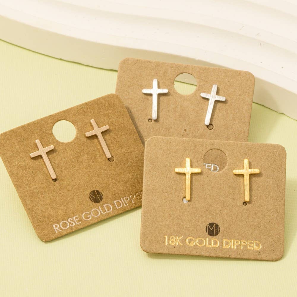 Open Sky Cross Earrings