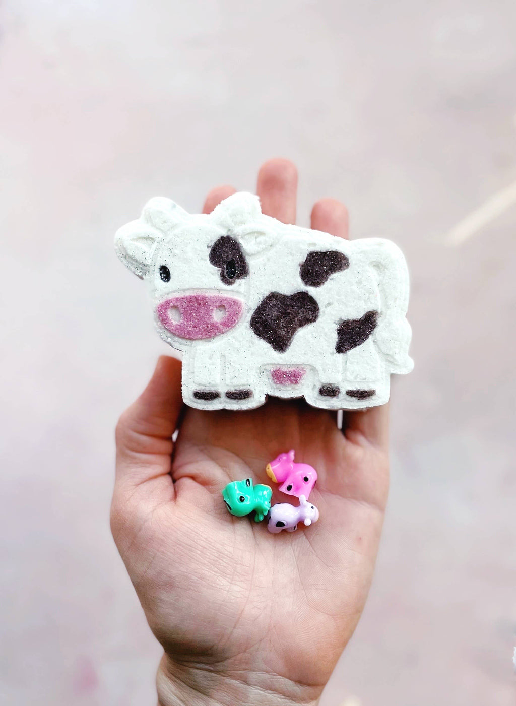Cow Bath Bomb with Toy