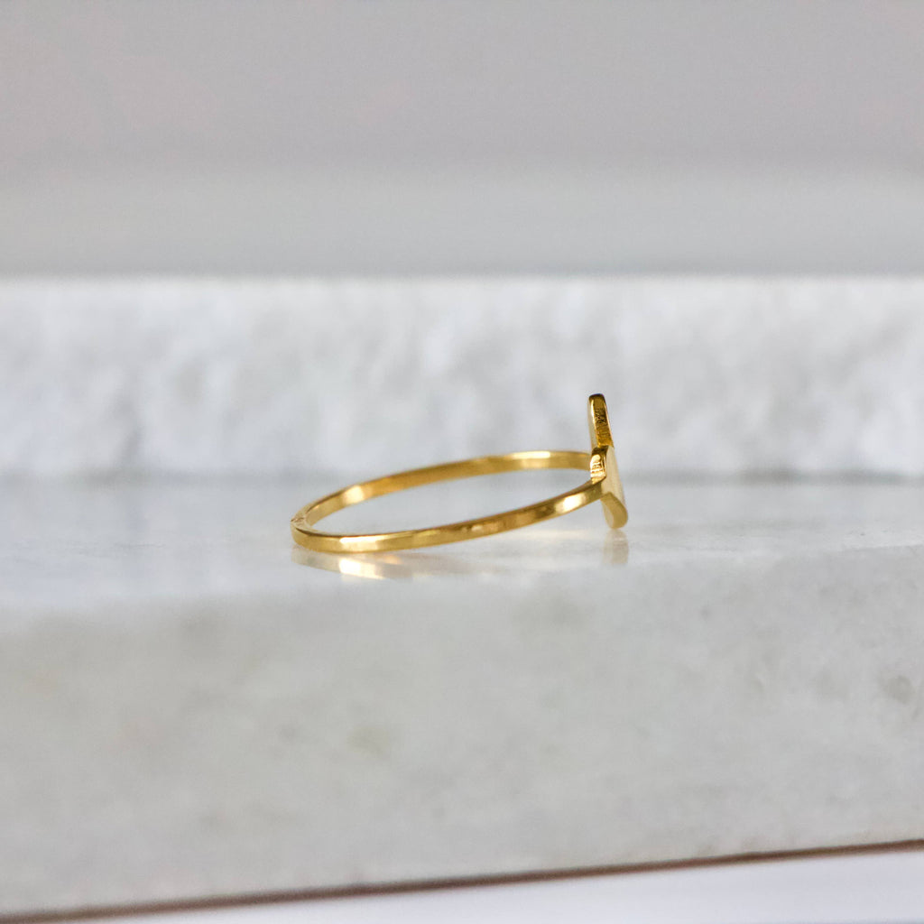 Solid Heart Ring -  Waterproof