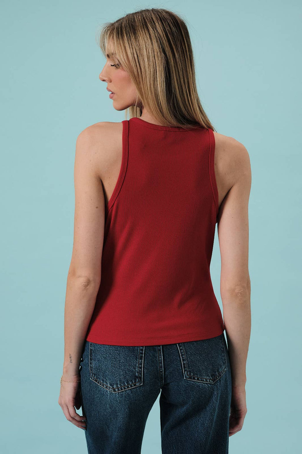 Americana Ribbed Tank Top