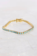 Tiana Tennis Bracelet - 14K Gold Vermeil