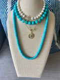 Riverstone Turquoise Necklace