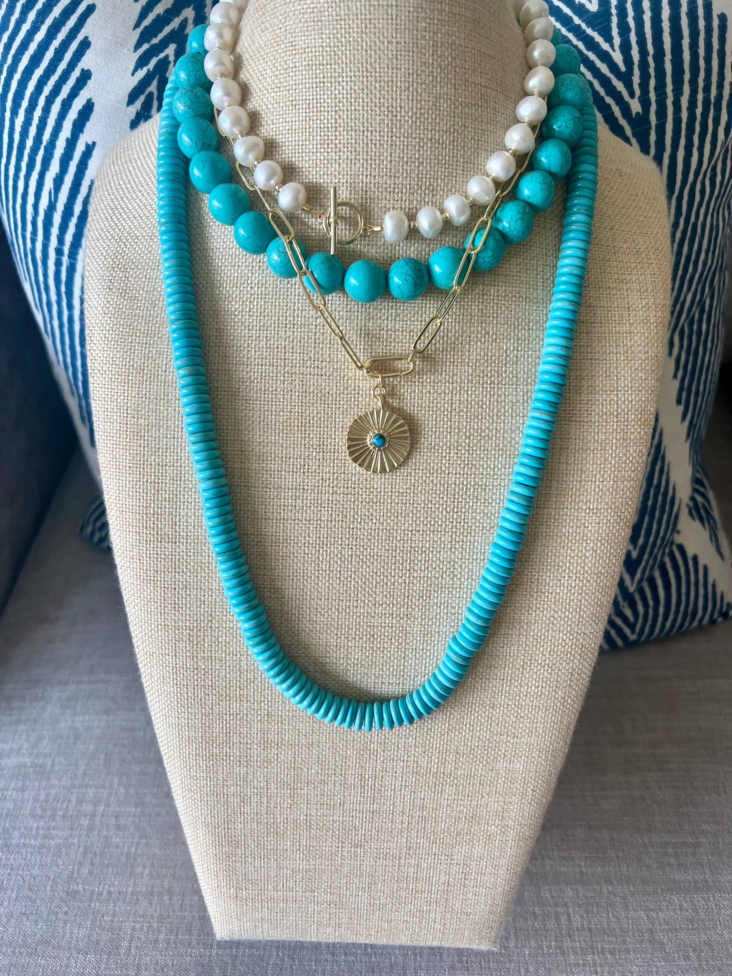 Riverstone Turquoise Necklace