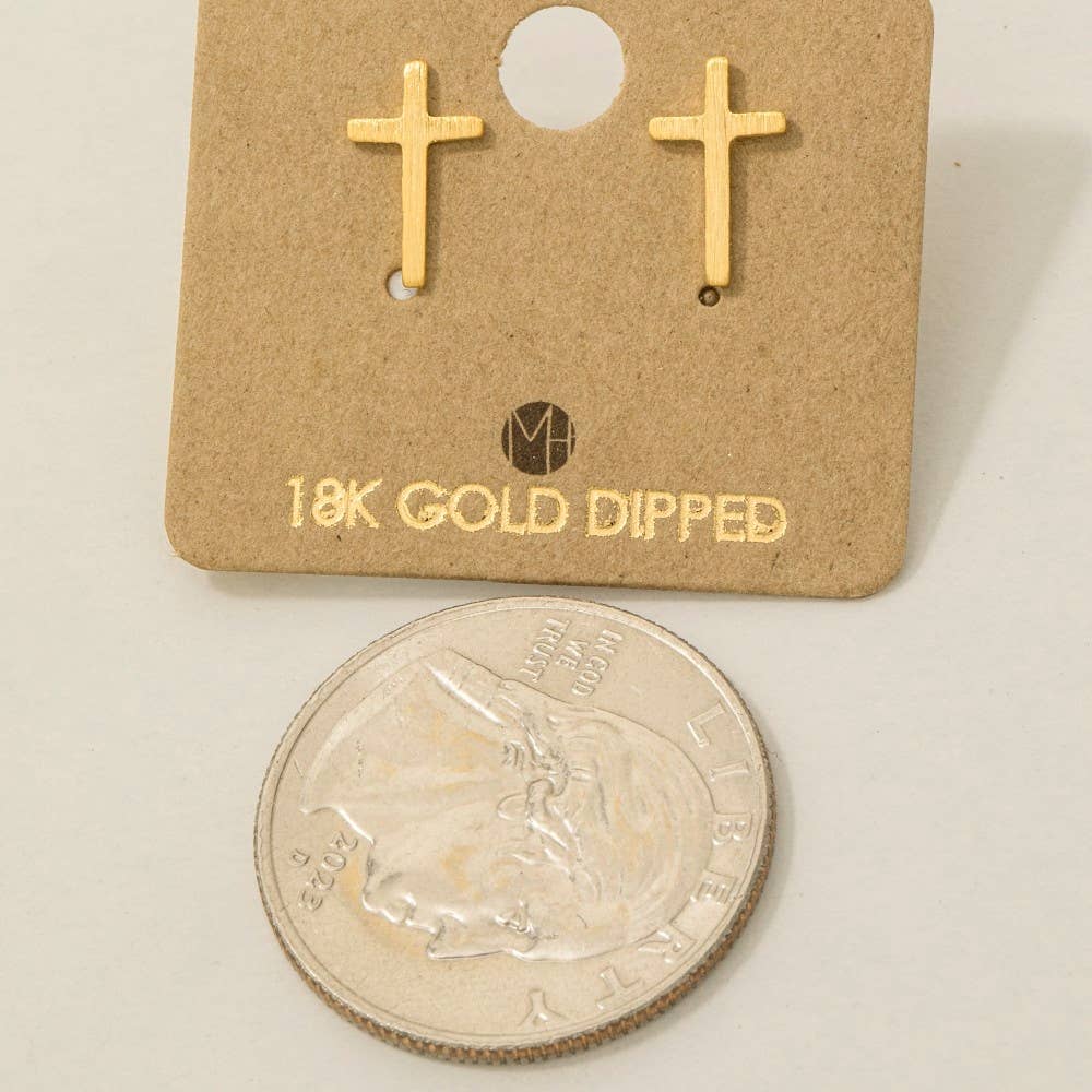 Open Sky Cross Earrings
