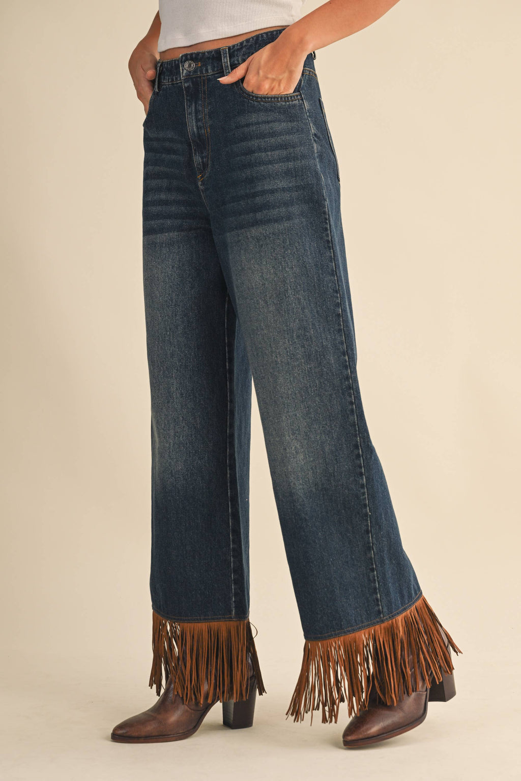 Signature Fringe Denim