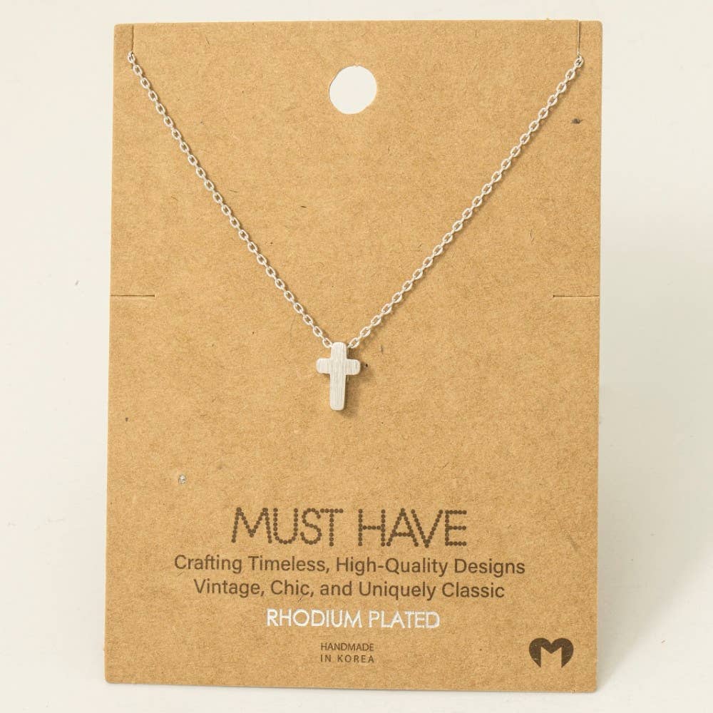 Timeless Cross Pendant Necklace