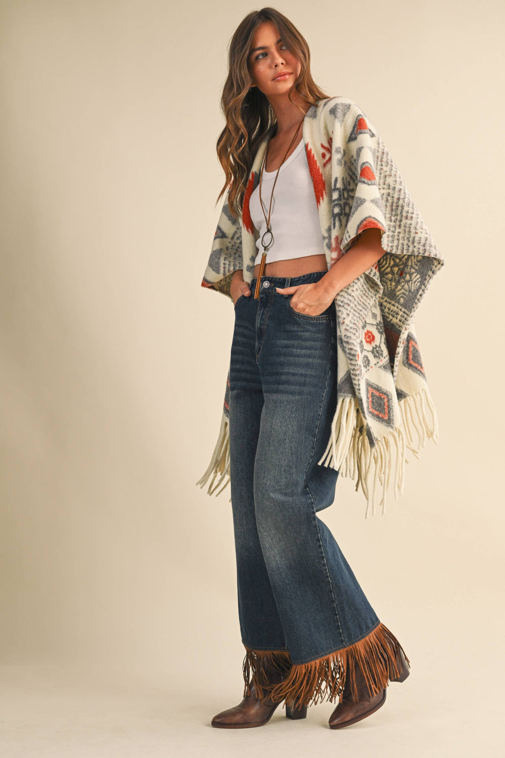 Signature Fringe Denim