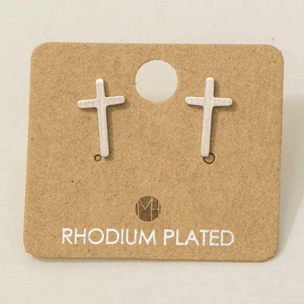 Open Sky Cross Earrings