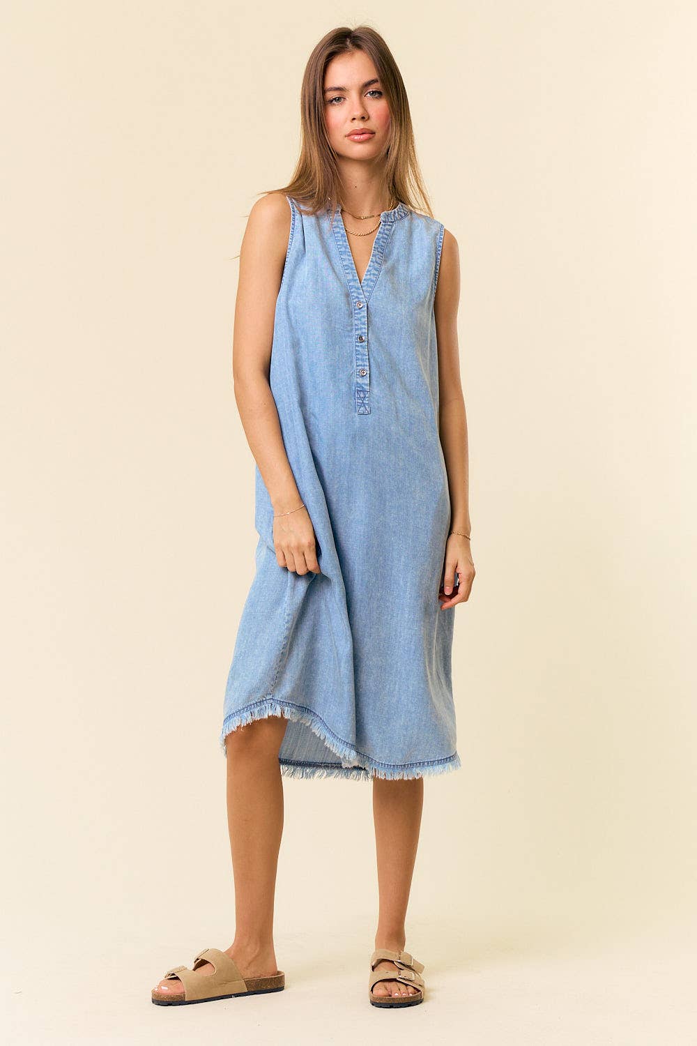Ultimate Denim Midi Dress