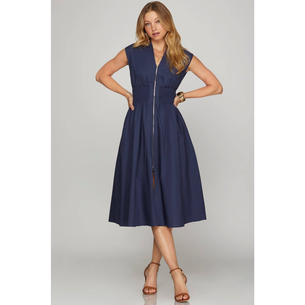 Navy Night Dress