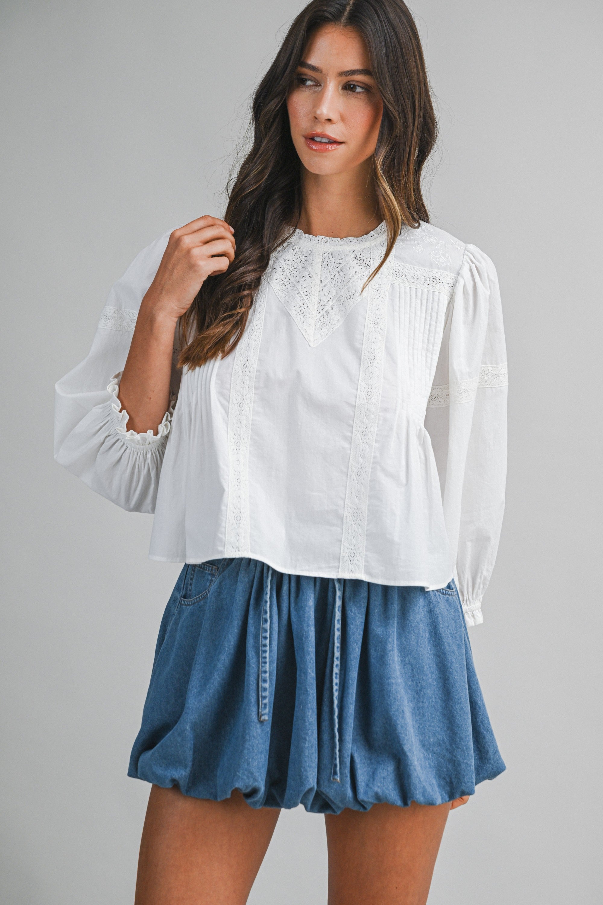 Ivory Prairie Blouse