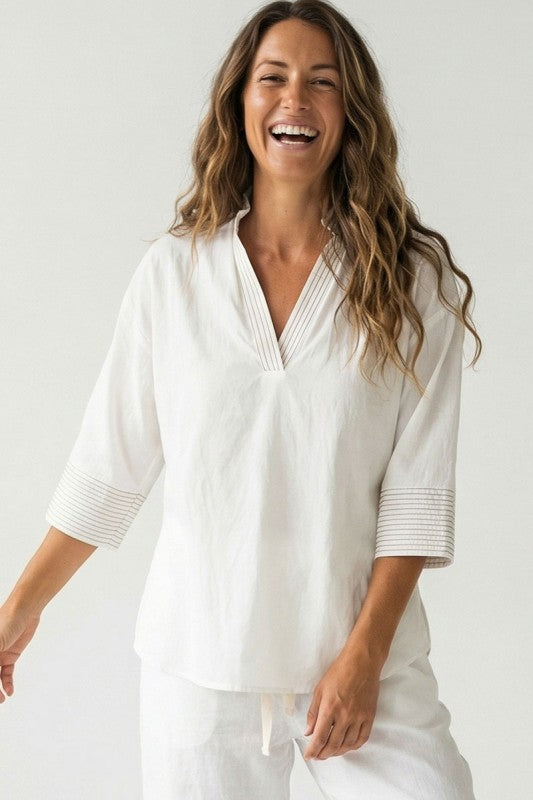 Tailored Edge Blouse